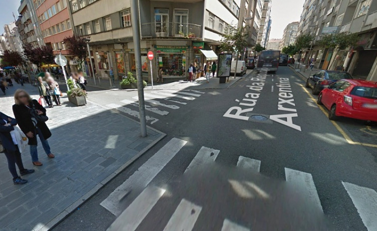 ​Herida una persona al ser atropellada en un paso de peatones en el centro de Santiago