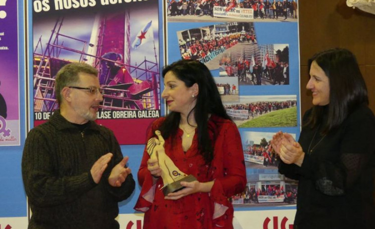 ​La CIG otorga el Premio 8 de Marzo a María López por su actividad sindical en Mercadona