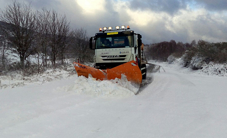 ​Alerta por nieve en las zonas más altas de Lugo