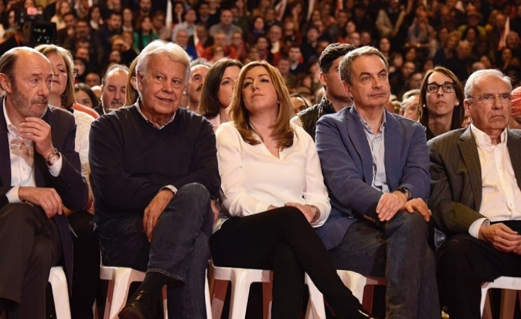 ​Dirigentes históricos y presentes arropan a Susana Díaz en su paso adelante