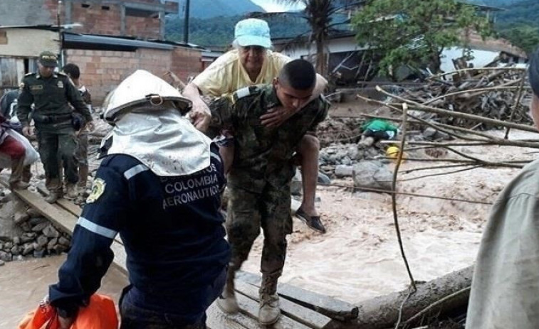 ​Tratan de localizar a dos españoles en una zona afectada por riadas en Colombia