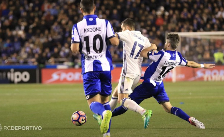 ​El Dépor recibe un baño de los suplentes del Madrid