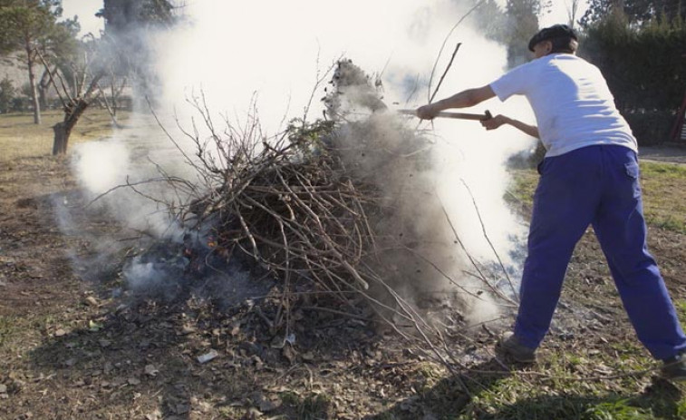 ​La Xunta reactiva este martes los permisos para quemas agrícolas y forestales