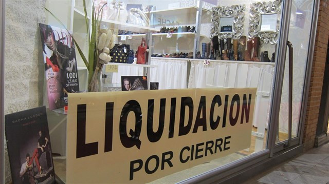 ​Crecen un 7,6% las empresas y familias gallegas que van a la quiebra