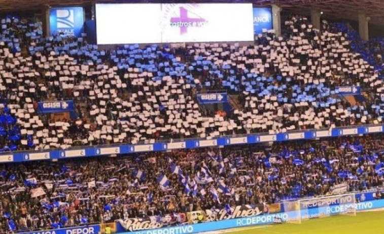 ​Decimoctava sanción al Dépor por permitir la pancarta de los Riazor Blues