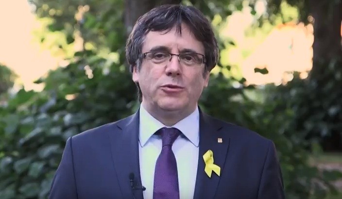 Puigdemont vídeo 12072018