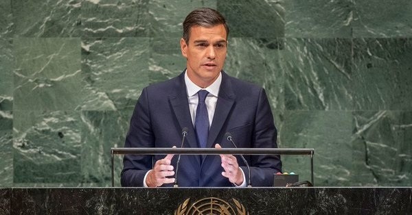 Pedro Su00e1nchez en la ONU