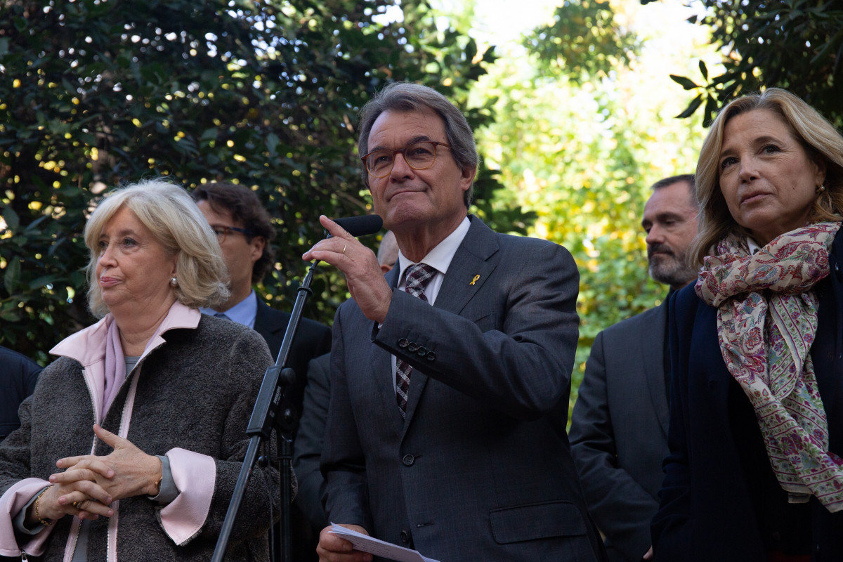 Artur Mas, Irene Rigau y Joana Ortega