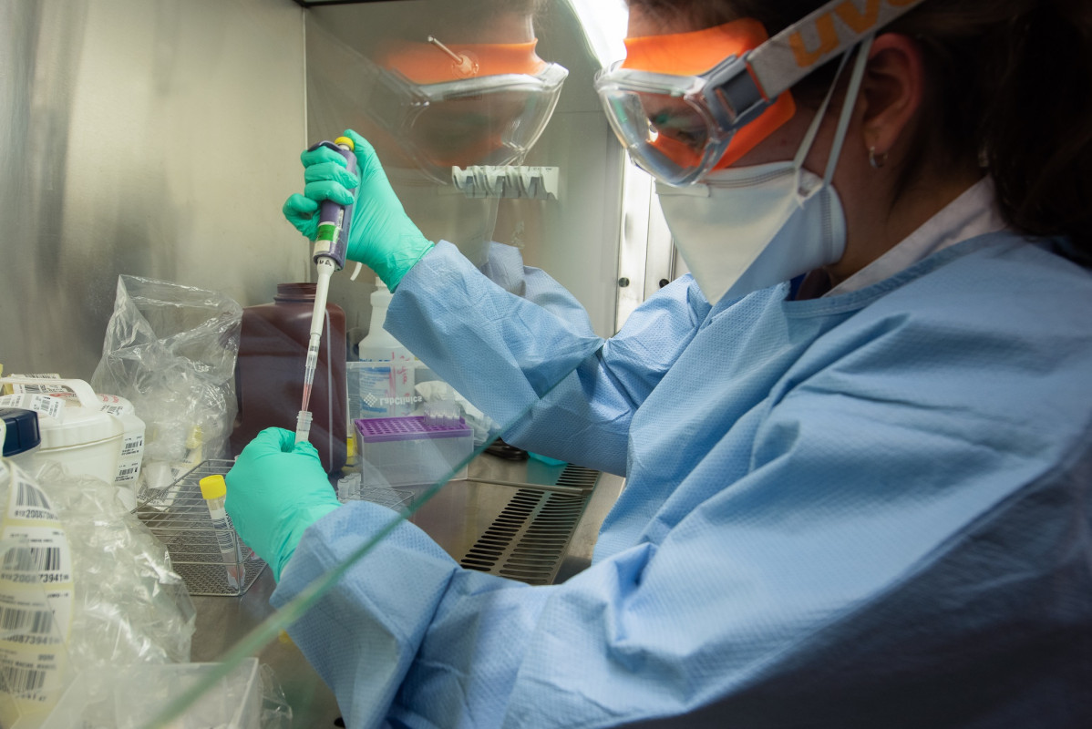 Servicio de Virologia del Servicio de Microbiología del Hospital Clínic donde se realizan pruebas del coronavirus