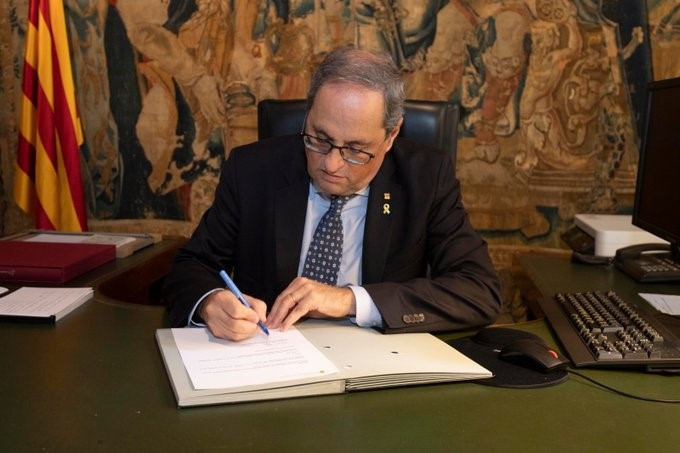 El presidente de la Generalitat, Quim Torra.