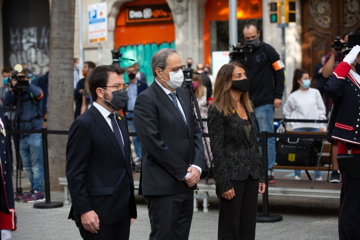 EuropaPress 3309674 vicepresidente generalitat pere aragones presidente quim torra consellera