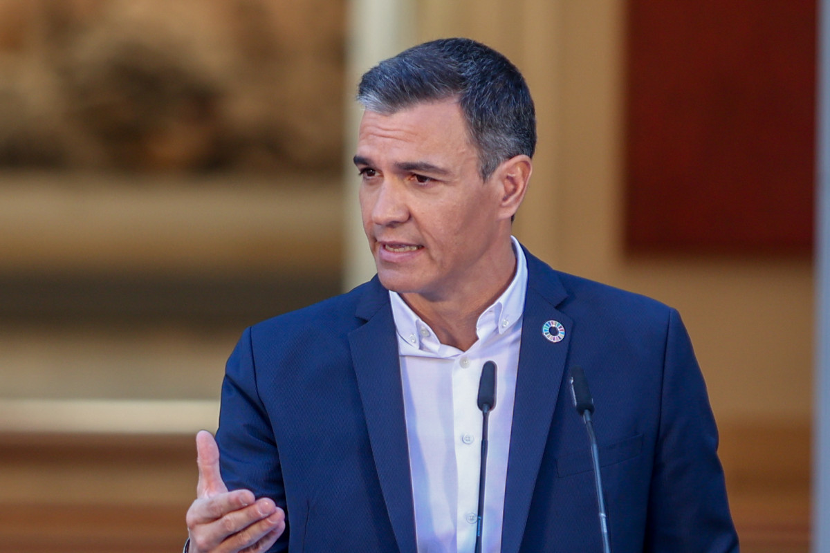El presidente del Gobierno, Pedro Sánchez