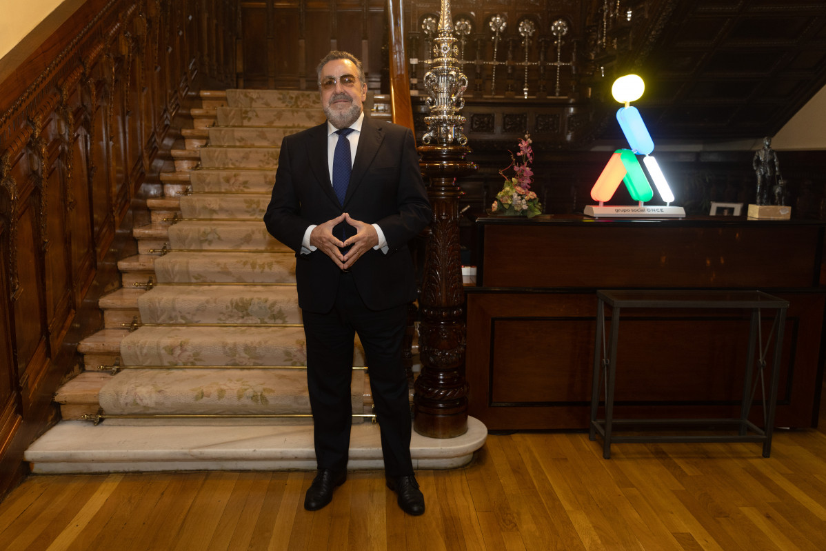 EuropaPress 4865577 presidente grupo social once miguel carballeda posa entrevista europa press