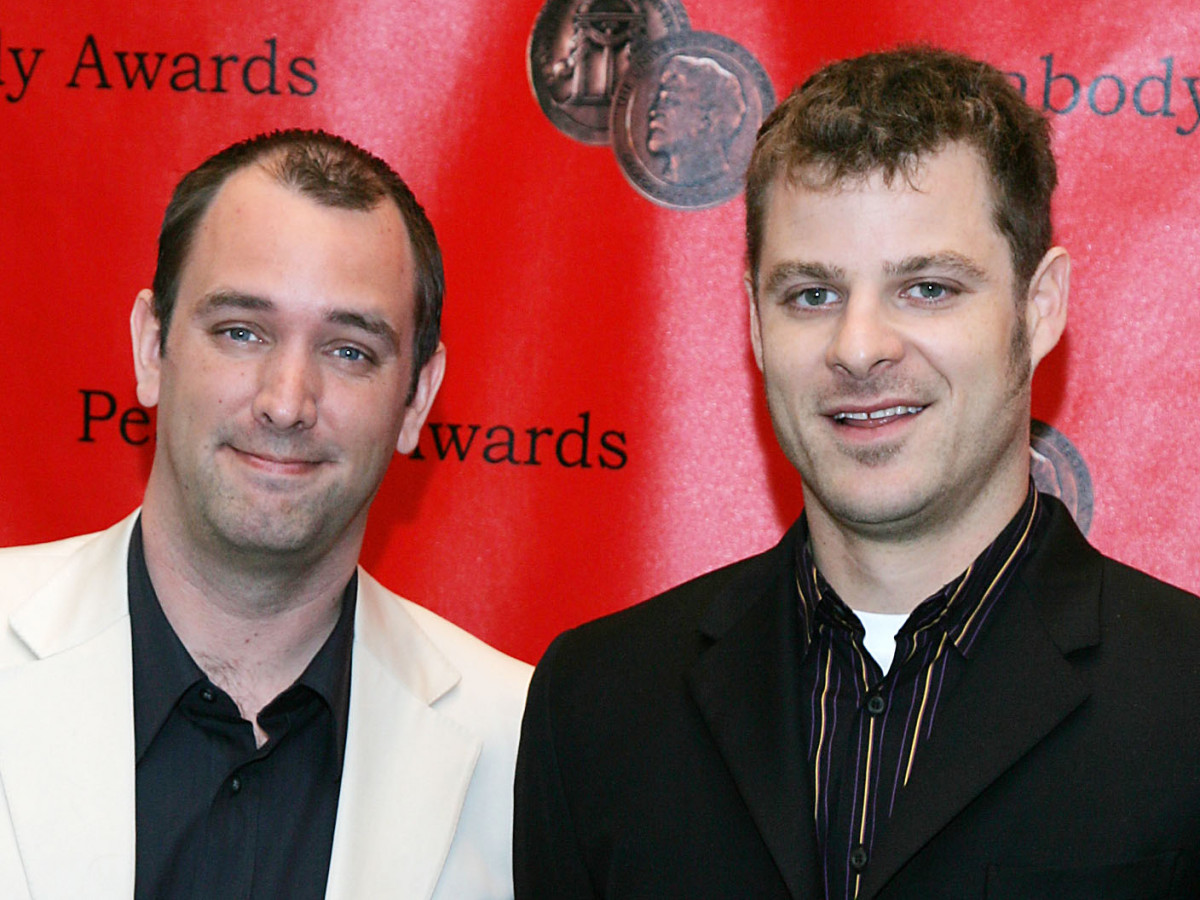 2006 Trey Parker and Matt Stone at Peabody Awards cropped